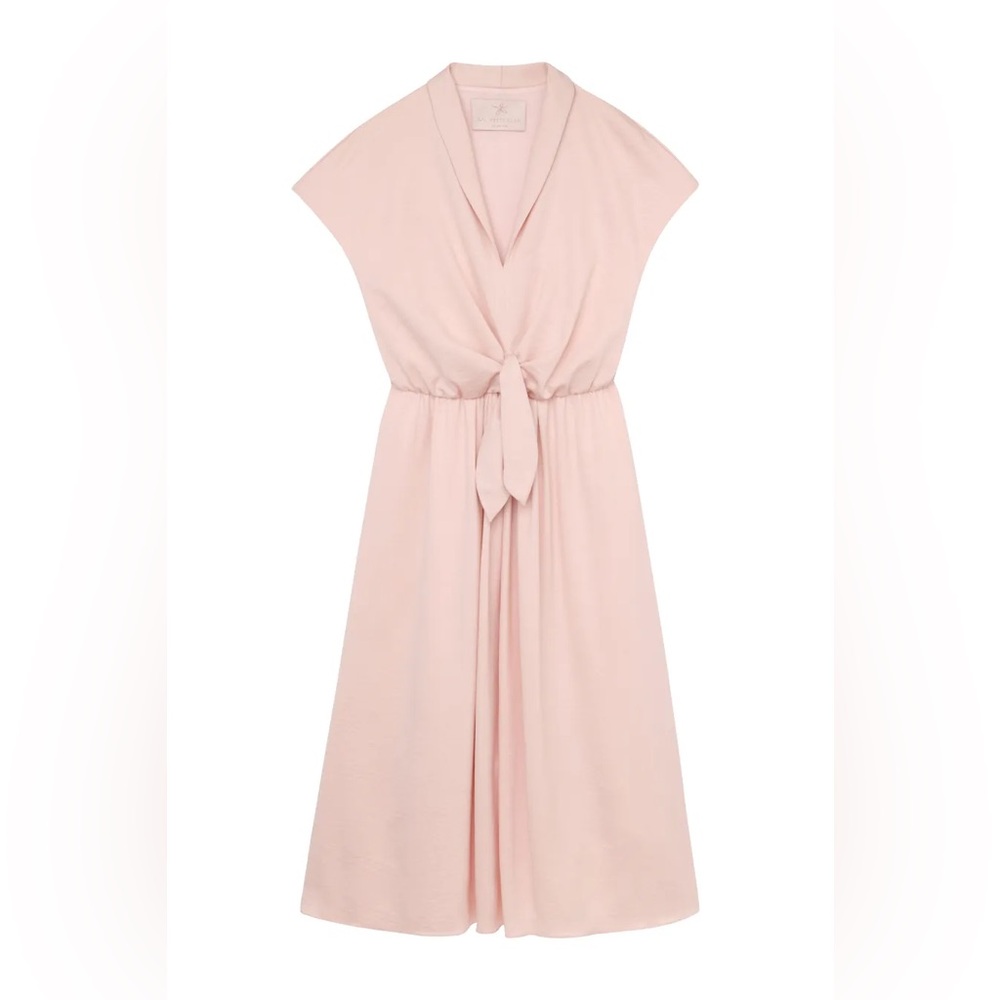 Gal Meets Glam Marge Pale Pink Dress with Pockets - Size 6